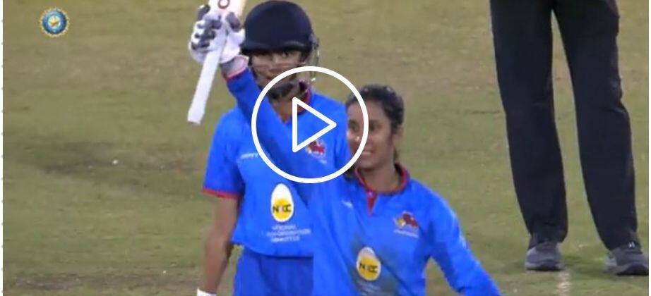 [Watch] Jemimah Rodrigues Celebrates 62-Ball Ton vs Andhra In SWT20 2023